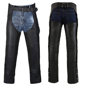 Leather Motorcycle Chaps for Men’s