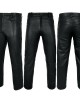 Men's Genuine Cow Skin Motorcycle Leather Pant